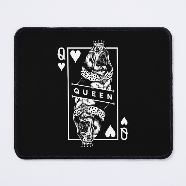 Item preview, Bloodhound Queen Of Hearts Funny Dog Lover Pop Art designed and sold by GrandeDuc.