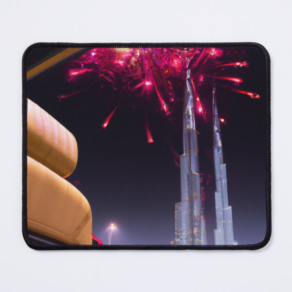 Item preview, "Dubai's Burj Khalifa: A Fireworks Extravaganza" designed and sold by Sparkline.
