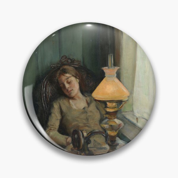 Item preview, Tired by Christian Krohg, 1885  designed and sold by Vintage Wall Art.