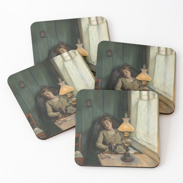 Item preview, Tired by Christian Krohg, 1885  designed and sold by Vintage Wall Art.