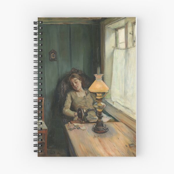 Item preview, Tired by Christian Krohg, 1885  designed and sold by Vintage Wall Art.