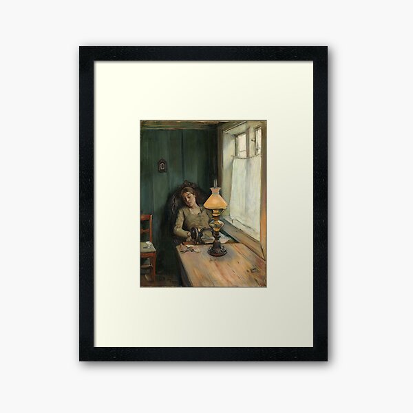 Item preview, Tired by Christian Krohg, 1885  designed and sold by Vintage Wall Art.