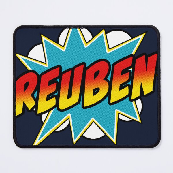 Item preview, Boys Reuben Name Comic Book Superhero designed and sold by Rixta82.