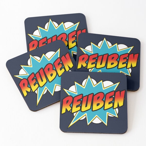 Item preview, Boys Reuben Name Comic Book Superhero designed and sold by Rixta82.