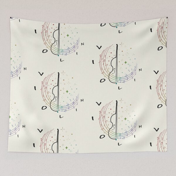 Item preview, Violin Music Notes designed and sold by Xatutik.art.