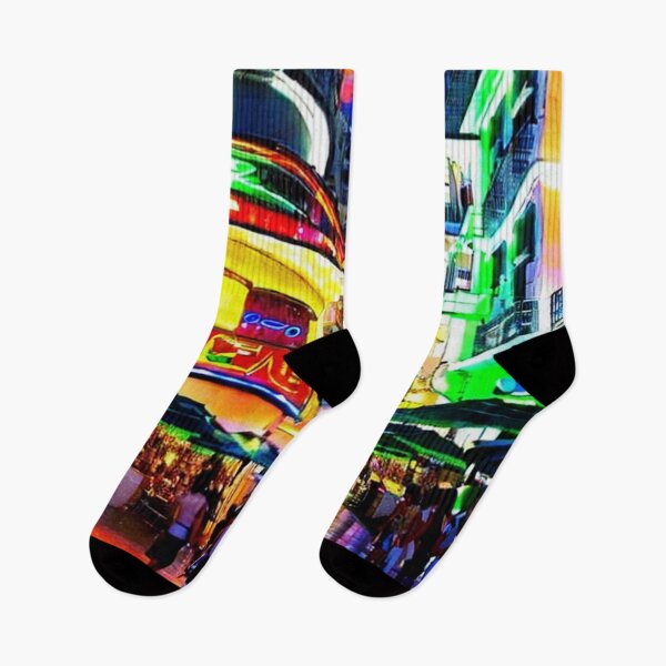 Item preview, Neon City Lights | retro aesthetic  designed and sold by spinolator.