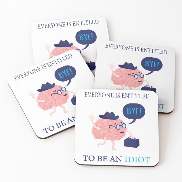 Item preview, everyone is entitled to be an idiot                  designed and sold by CaraLetitia.