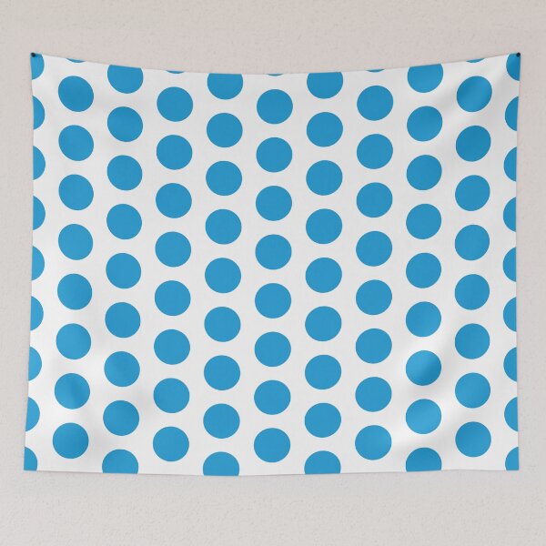 Item preview, Big polka dot pattern - Blue dots designed and sold by aguyfromspain.