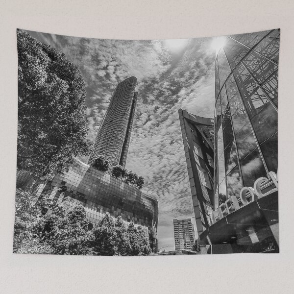 Item preview, Monochrome of Orchard Road sky designed and sold by ylbartstudio.