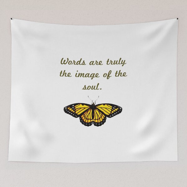 Item preview, Words Are Truly The Image Of The Soul designed and sold by CrankyOldDude.