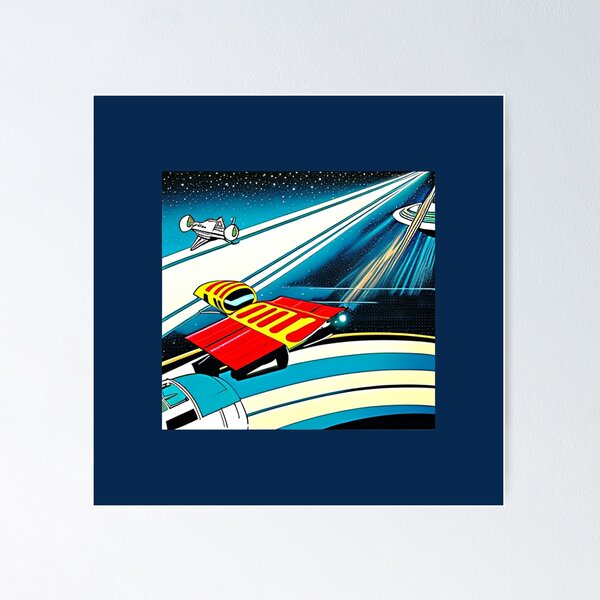 Item preview, Comic Book Space Station designed and sold by RedFirecracker.