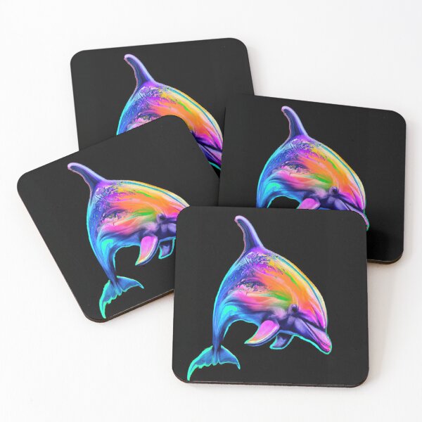 Item preview, Dolphin in Rainbow Color designed and sold by phillipbooth.