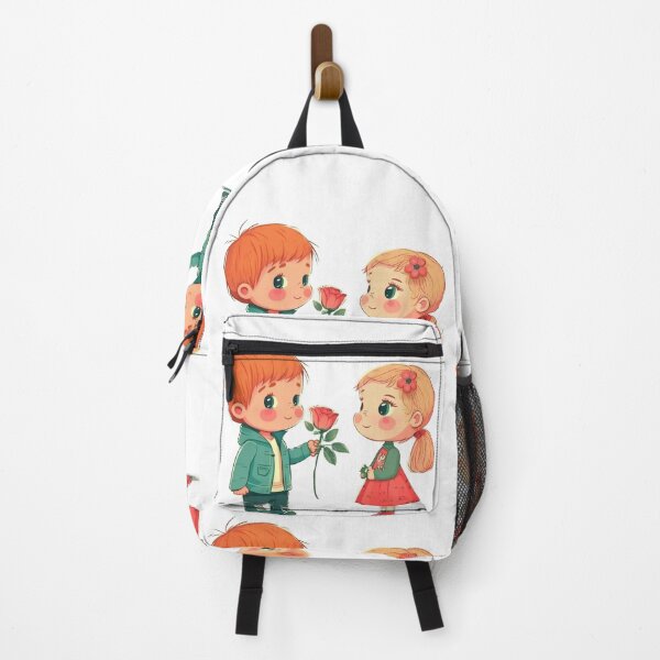 Item preview, The boy gives a flower to the girl. Sweet valentines. designed and sold by AndrewWorld.