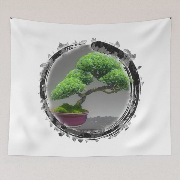Item preview, Crassula Jade tree bonsai, Zen designed and sold by Digisabella.