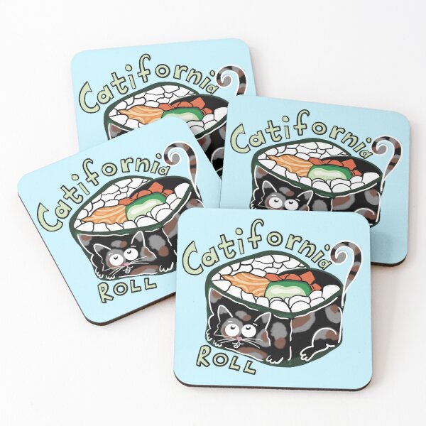 Item preview, Sushi cat designed and sold by SpiritedArtwork.