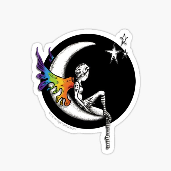 Moon Girl Sticker