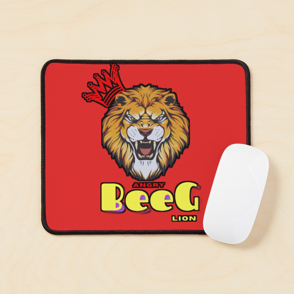 Animal Beeg Angry Lion primium T-shirt  Poster for Sale by ArtsyourDg |  Redbubble