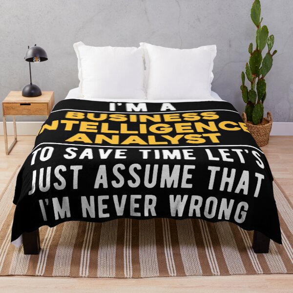 Item preview, Business Intelligence Analyst Witty designed and sold by NestaReign.