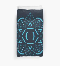 Code Mandala - React Framework Duvet Cover