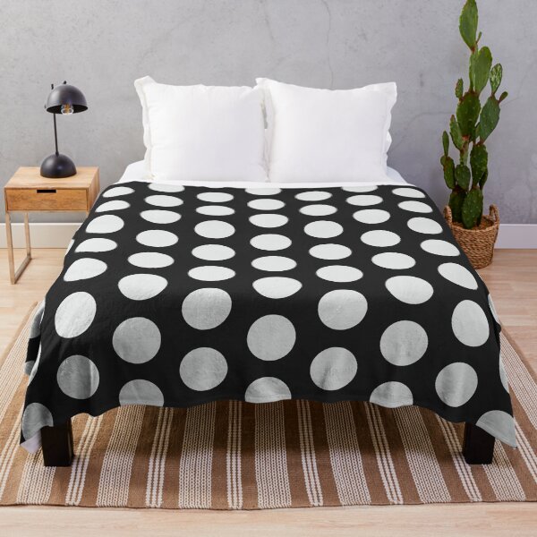Item preview, Big polka dot pattern - White/black dots designed and sold by aguyfromspain.