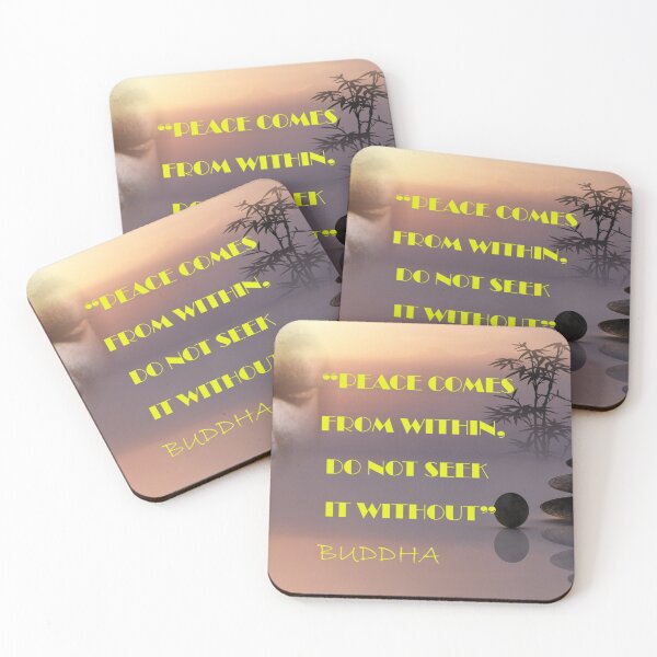 Item preview, Buddha Quote Peace Comes from Within. designed and sold by MoodysT's.