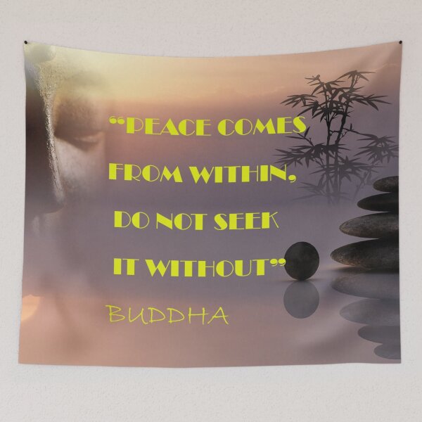 Item preview, Buddha Quote Peace Comes from Within. designed and sold by MoodysT's.
