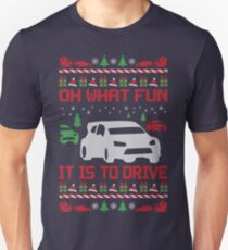 Rally Car Race Christmas Unisex T-Shirt