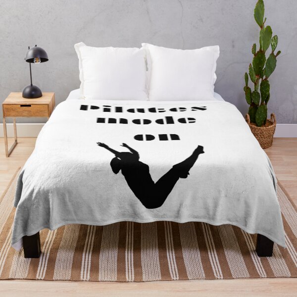Item preview, Minimal Pilates mode on design, silhouette black and white designed and sold by Pixtela ..