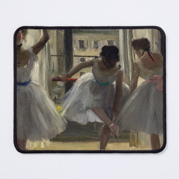 Item preview, Dancers in an exercise room three dancers by Degas designed and sold by nextstepdesigns.