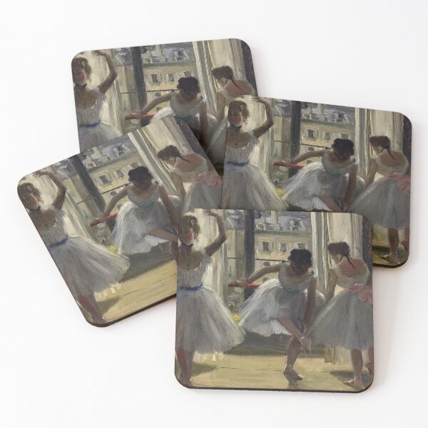 Item preview, Dancers in an exercise room three dancers by Degas designed and sold by nextstepdesigns.