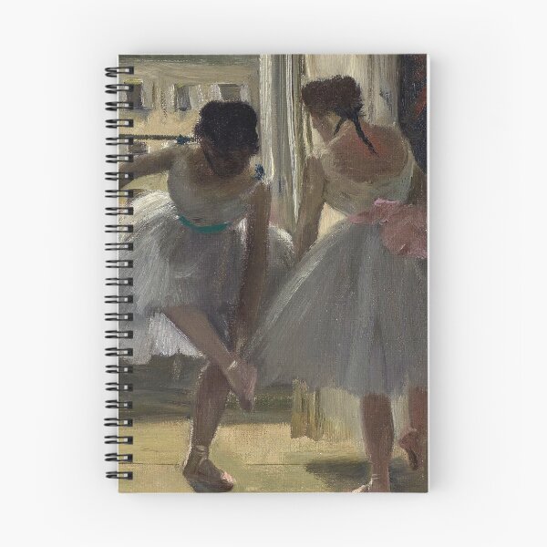 Aperçu de l'œuvre Danseuses dans une salle d'exercice trois danseuses de Degas créée et vendue par nextstepdesigns.