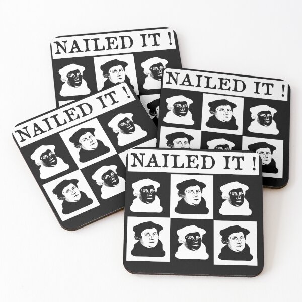 Item preview, Martin Luther Nailed it 500 Years Protestant Reformation  designed and sold by funnytshirtemp.
