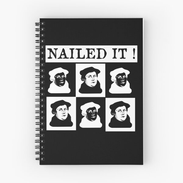 Item preview, Martin Luther Nailed it 500 Years Protestant Reformation  designed and sold by funnytshirtemp.