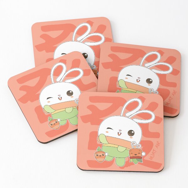 Item preview, Huat Huat Bunny Succulent - HUAT AH!!! (Red) designed and sold by plentyplantee.