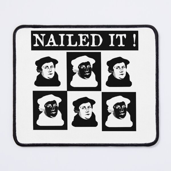 Item preview, Martin Luther Nailed it 500 Years Protestant Reformation  designed and sold by funnytshirtemp.
