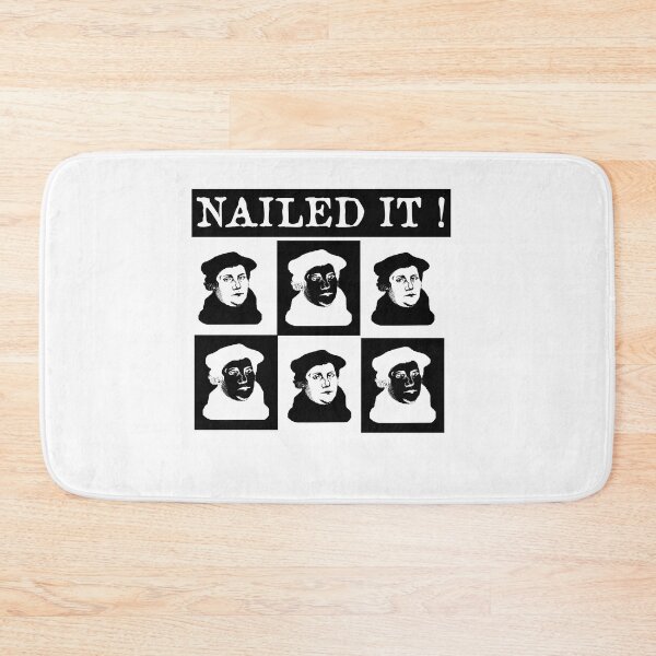 Item preview, Martin Luther Nailed it 500 Years Protestant Reformation  designed and sold by funnytshirtemp.
