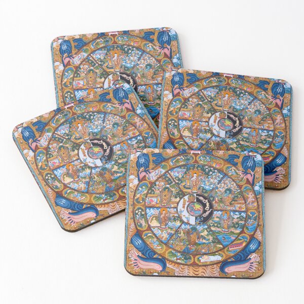 Item preview, buddha wheel of life thangka painting designed and sold by kabis.