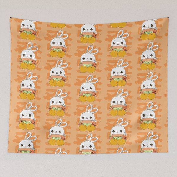 Item preview, Huat Huat Bunny Succulent - HUAT AH!!! (Orange) designed and sold by plentyplantee.