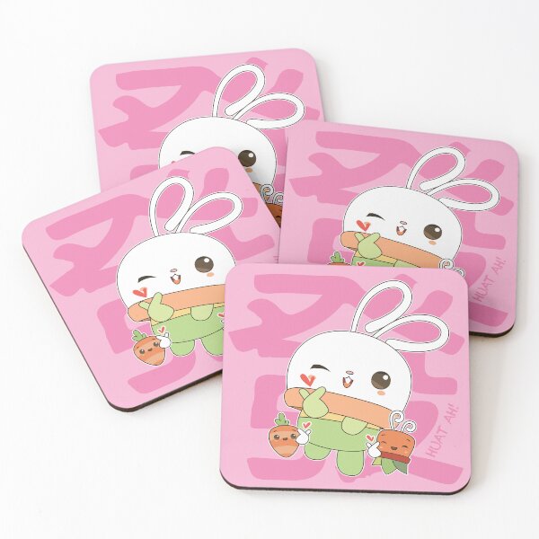 Item preview, Huat Huat Bunny Succulent - HUAT AH!!! (Pink) designed and sold by plentyplantee.