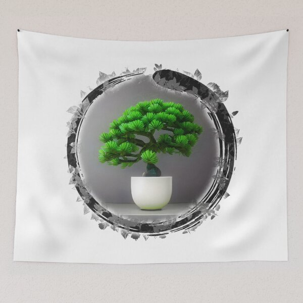Item preview, Crassula Jade tree bonsai, Zen designed and sold by Digisabella.