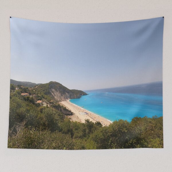 Item preview, Agios Nikitas Beach Lefkada Greece designed and sold by Worldofcolour.