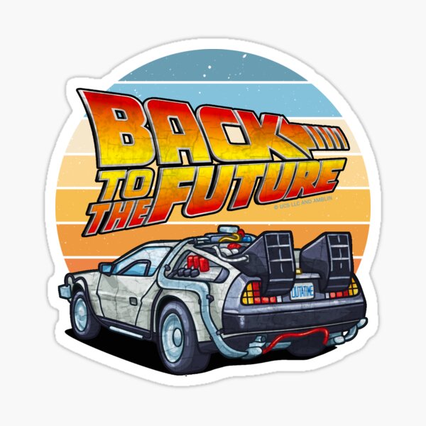 Back to the Future - DMC DeLorean Sticker