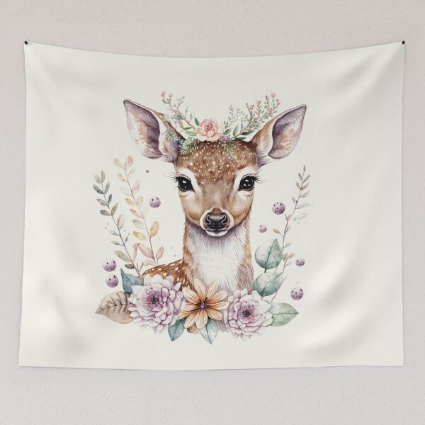 Item preview, Cute Boho Deer Fawn designed and sold by Odd World.