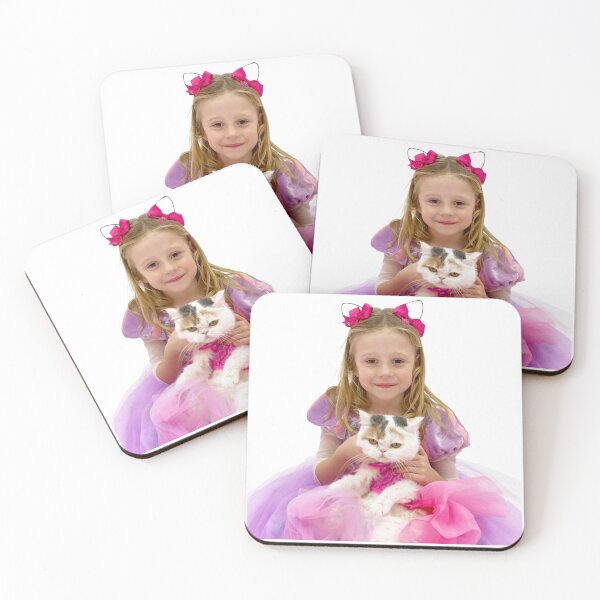 Item preview, like nastya holding Cute Cat, like nasya Soft Stuffed Plush Animal,like nastya designed and sold by theJuniorJams.