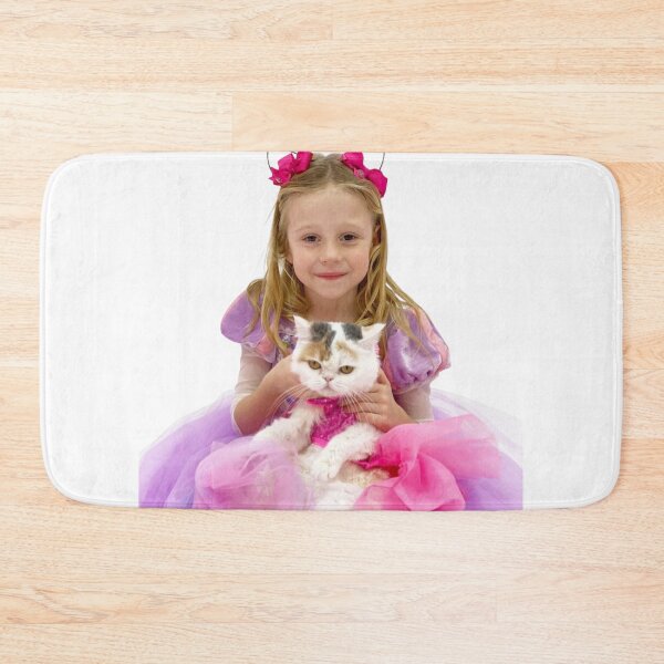 Item preview, like nastya holding Cute Cat, like nasya Soft Stuffed Plush Animal,like nastya designed and sold by theJuniorJams.
