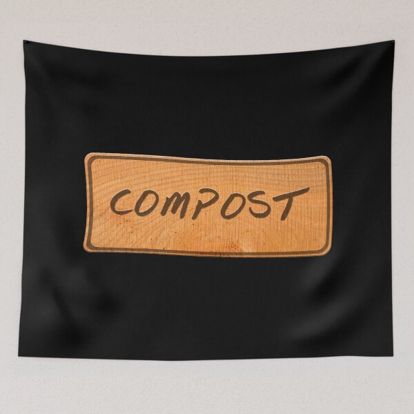Item preview, Digital composite Road sign directions to the compost designed and sold by funkyworm.