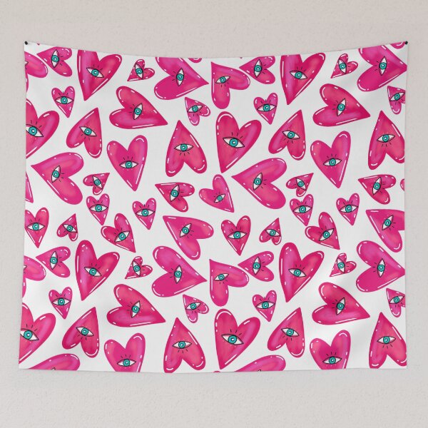 Item preview, Aesthetic hearts pattern designed and sold by ArtsByAsia.