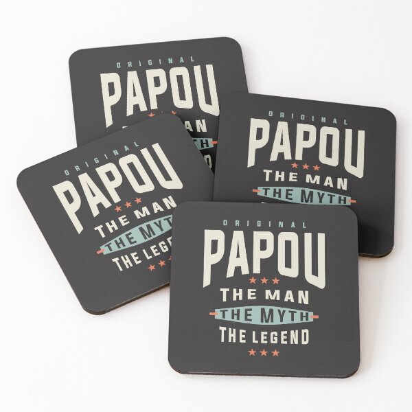 Item preview, Papou The Man The Myth The Legend - Dad Grandpa designed and sold by cidolopez.