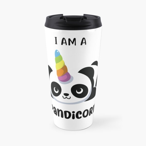 Pandicorn - I Am A Pandicorn Cute Panda Unicorn Travel Mug