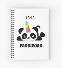 Cuaderno de espiral Pandicornio - Soy un pandicornio Panda lindo Unicornio